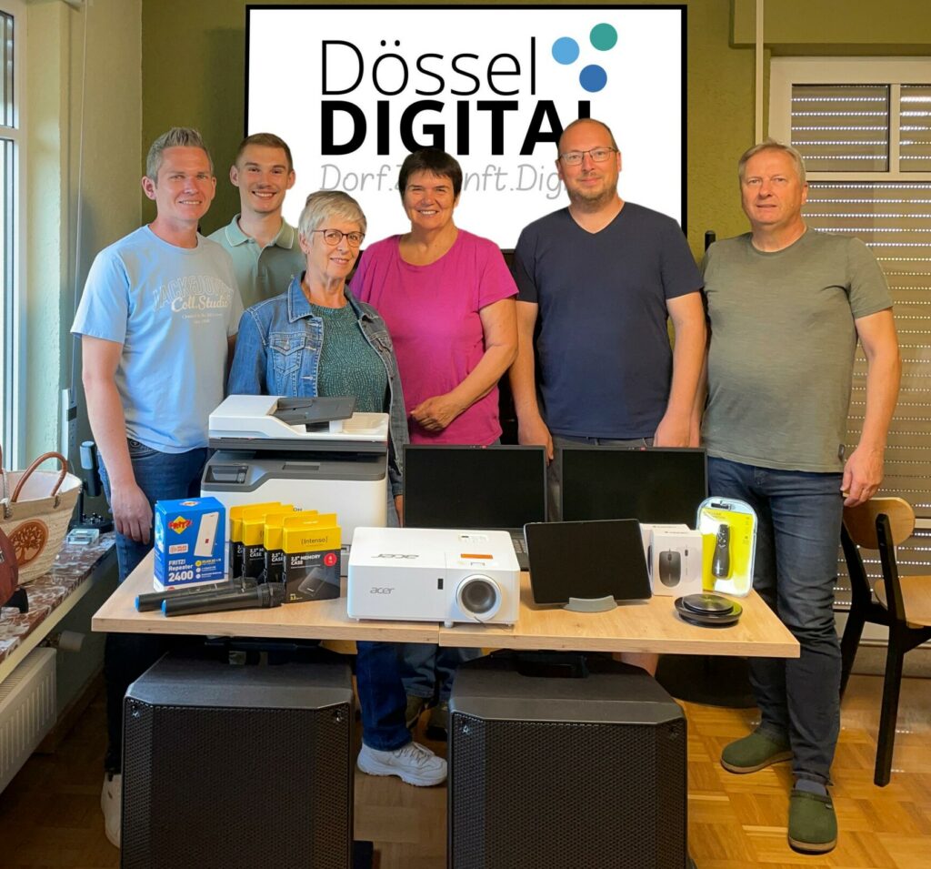 Gruppenfoto Dorf Digital
